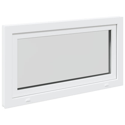 vidaXL Basement Window RISOR 110 x 55 cm PVC and Glass