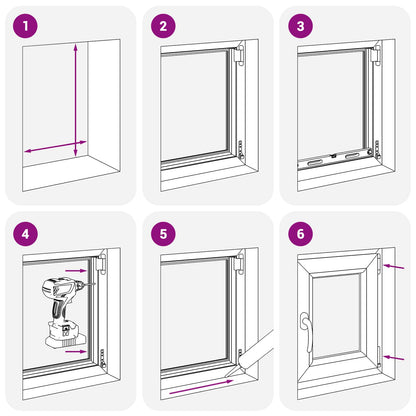 vidaXL Basement Window RISOR 50 x 60 cm PVC and Glass