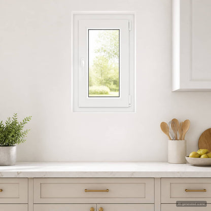 vidaXL Tilt & Turn DIN Right Basement Window RISOR 50 x 70 cm