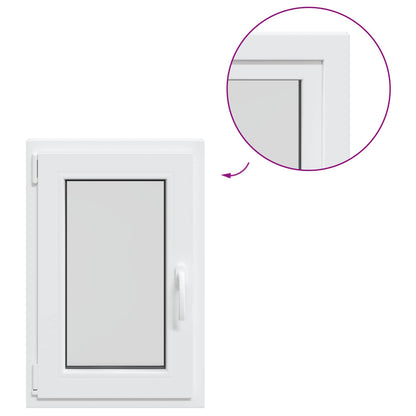 vidaXL Basement Window RISOR 50 x 70 cm PVC and Glass