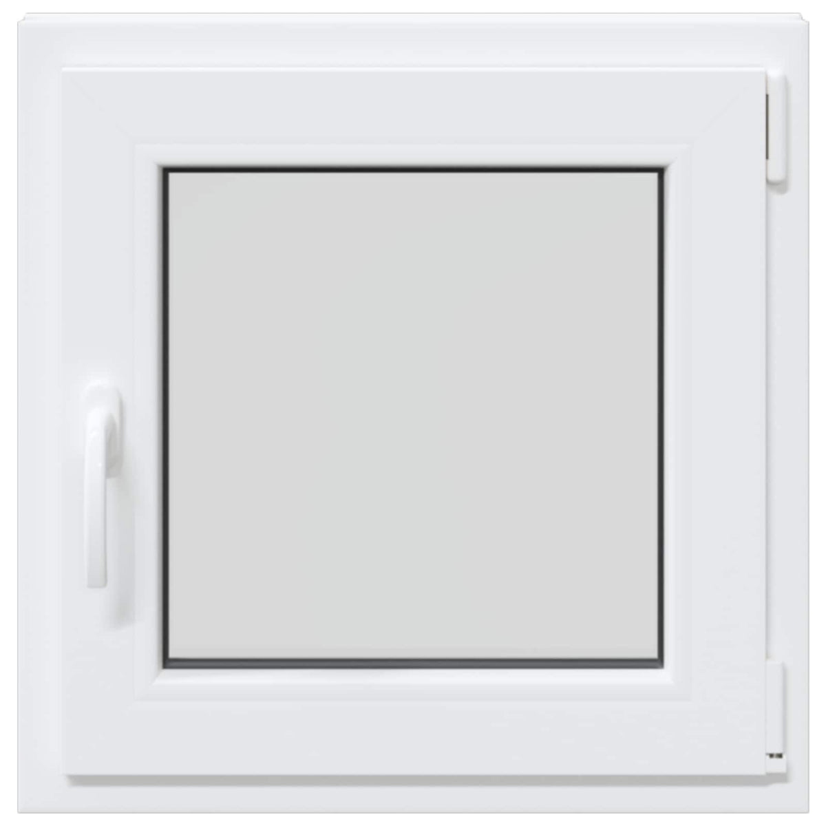 vidaXL Basement Window Internal Colour White RISOR 70 x 70 cm