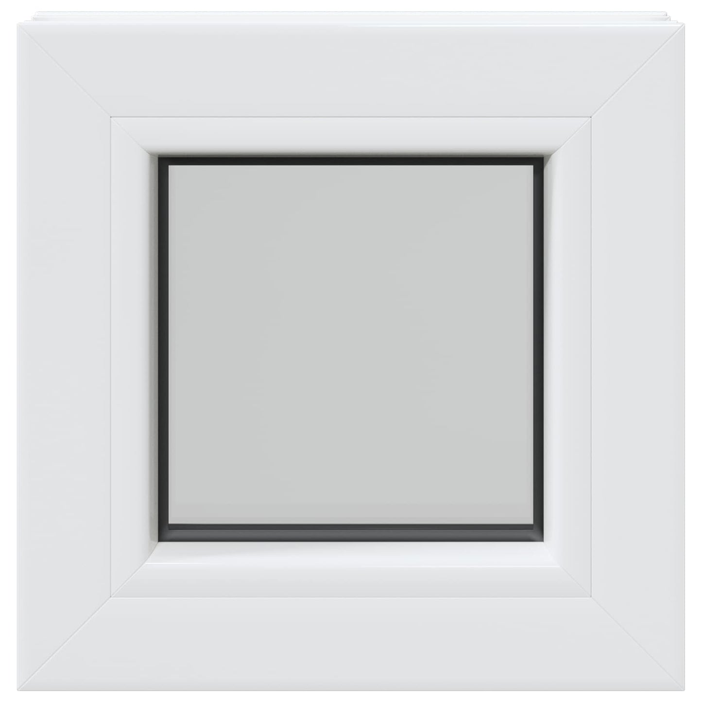 vidaXL Cellar Window Internal Colour White RISOR 30 x 30 cm