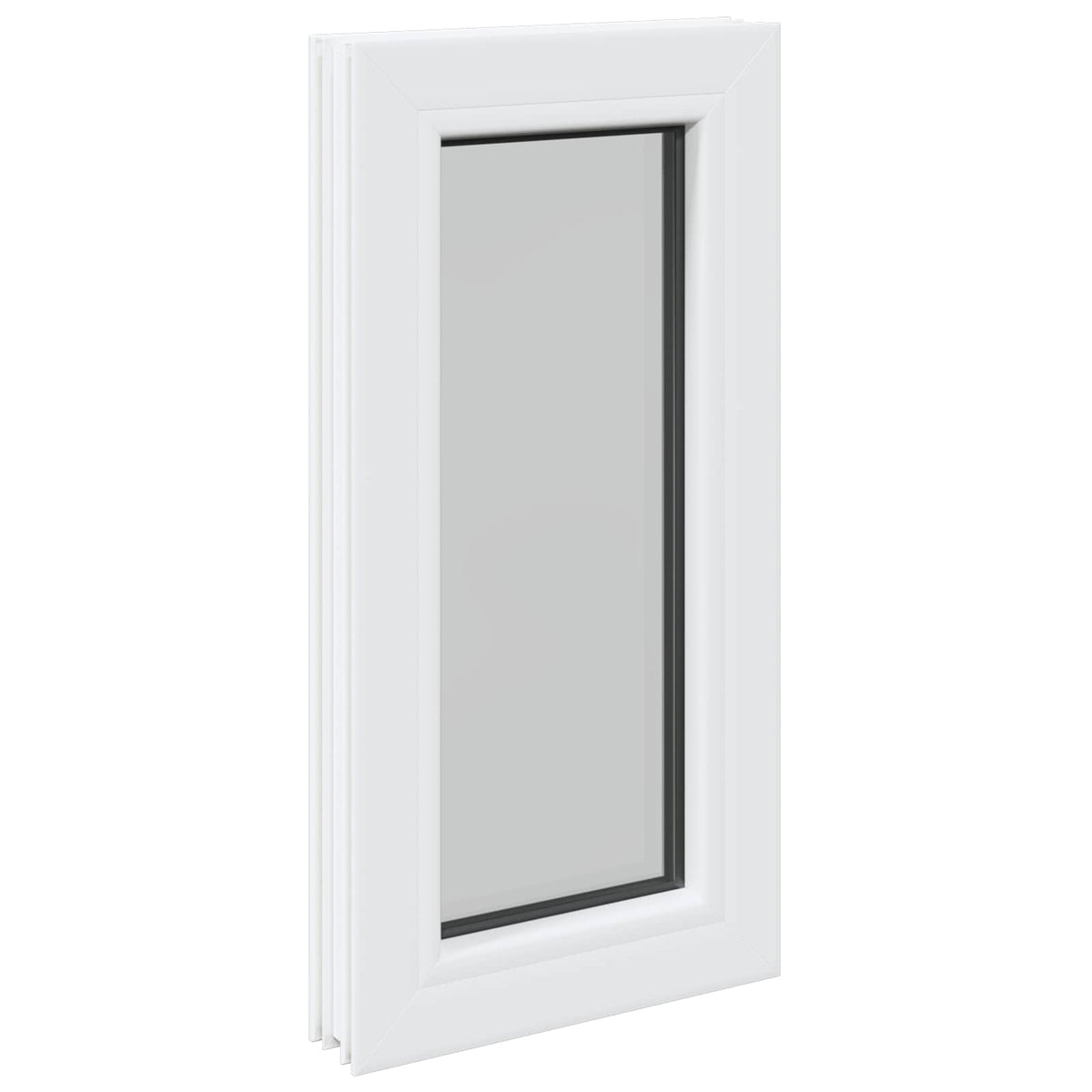 vidaXL Cellar Window Internal Colour White RISOR 30 x 35 cm