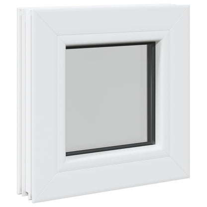 vidaXL Cellar Window Internal Colour White RISOR 35 x 35 cm