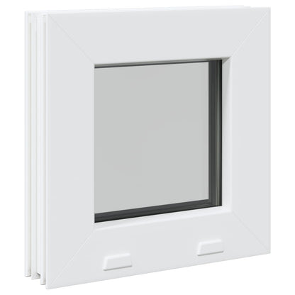 vidaXL Cellar Window Internal Colour White RISOR 35 x 35 cm