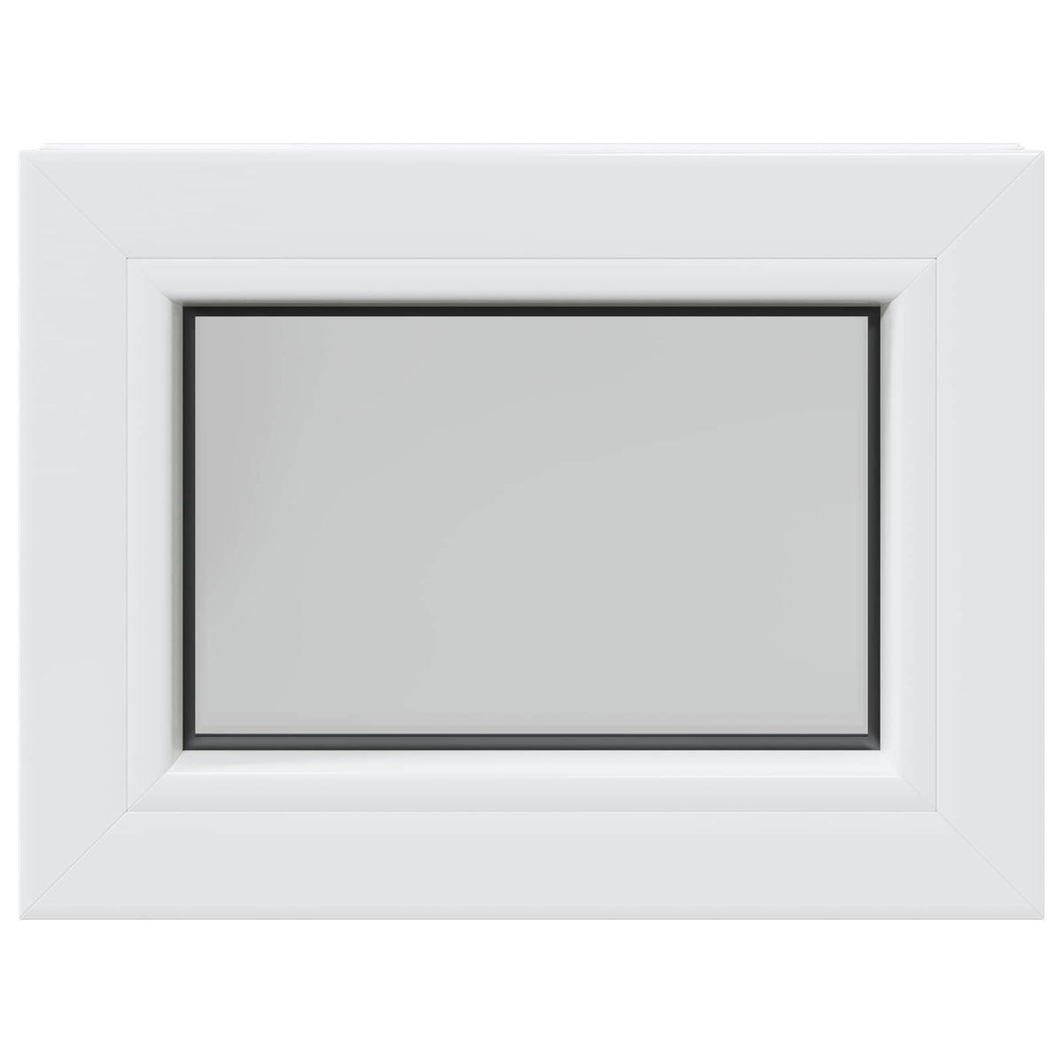 vidaXL Cellar Window Internal Colour White RISOR 40 x 35 cm
