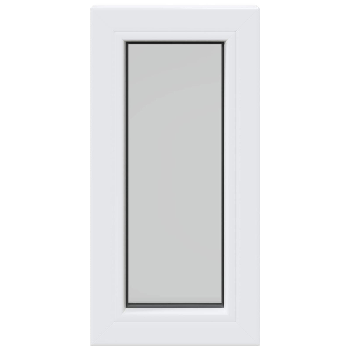 vidaXL Cellar Window Internal Colour White RISOR 30 x 55 cm