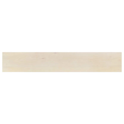 vidaXL Window Sills 2 pcs White 90 x 15 x 2 cm Solid Oak Wood