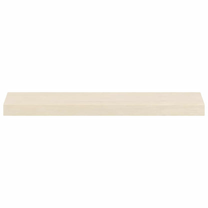 vidaXL Window Sills 2 pcs White 80 x 20 x 2 cm Solid Oak Wood