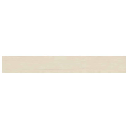 vidaXL Window Sills 2 pcs White 110 x 20 x 2 cm Solid Oak Wood