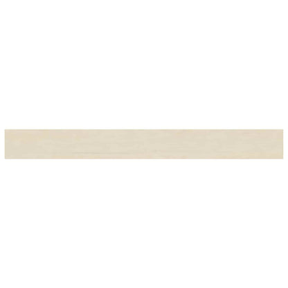 vidaXL Window Sills 2 pcs White 160 x 20 x 2 cm Solid Oak Wood