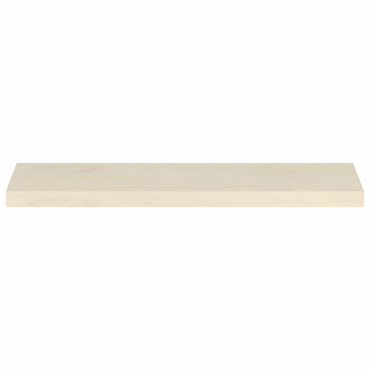 vidaXL Window Sills 2 pcs White 100 x 25 x 2 cm Solid Oak Wood