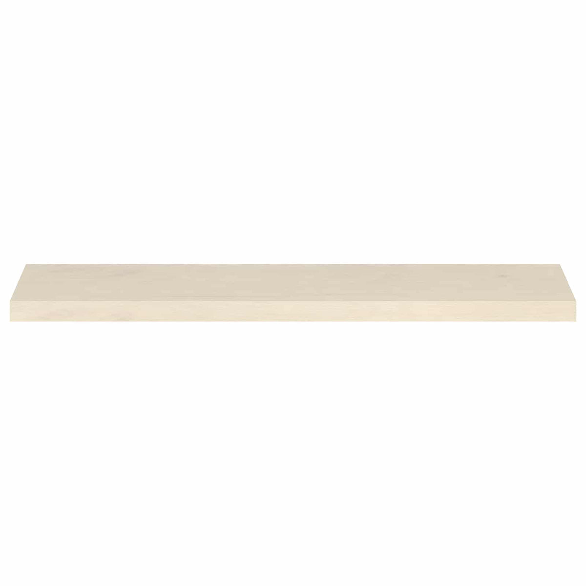 vidaXL Window Sills 2 pcs White 120 x 25 x 2 cm Solid Oak Wood