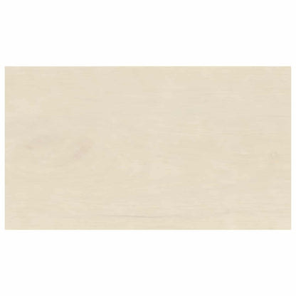 vidaXL Window Sills 2 pcs White 80 x 40 x 2 cm Solid Oak Wood