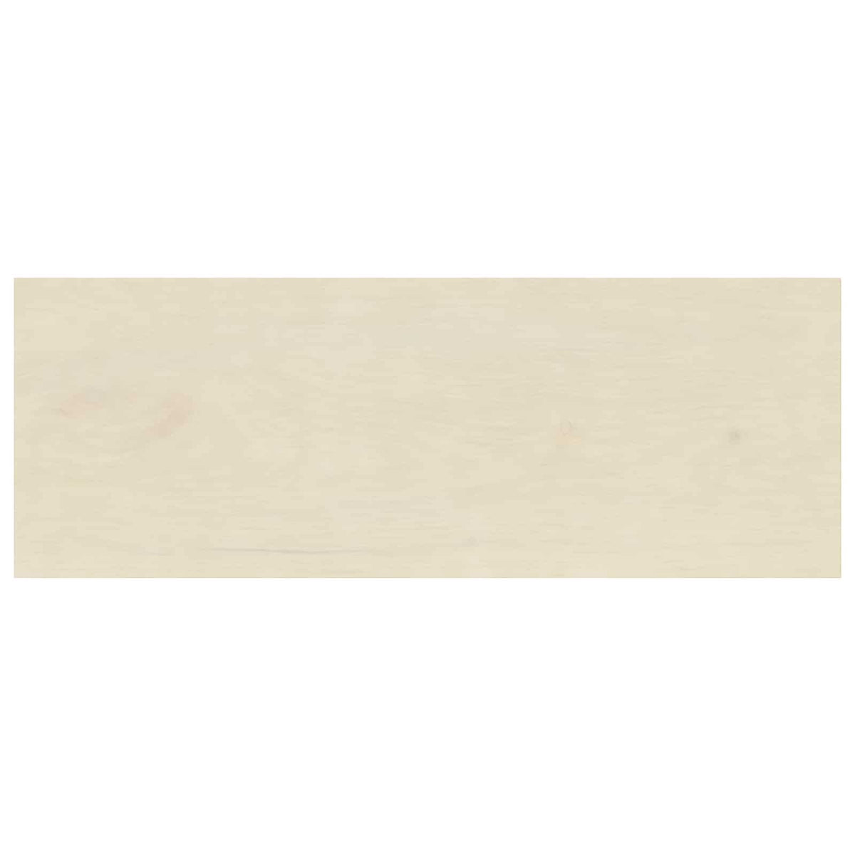 vidaXL Window Sills 2 pcs White 120 x 40 x 2 cm Solid Oak Wood