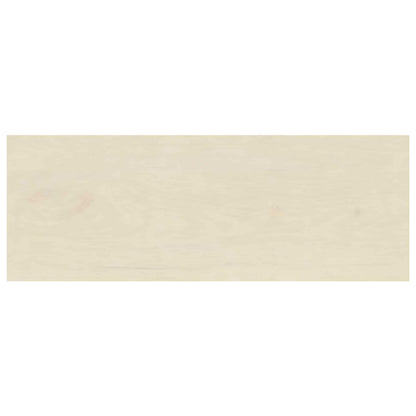 vidaXL Window Sills 2 pcs White 120 x 40 x 2 cm Solid Oak Wood
