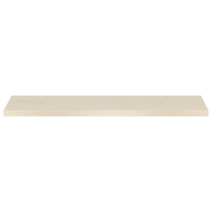 vidaXL Window Sills 2 pcs White 160 x 40 x 2 cm Solid Oak Wood