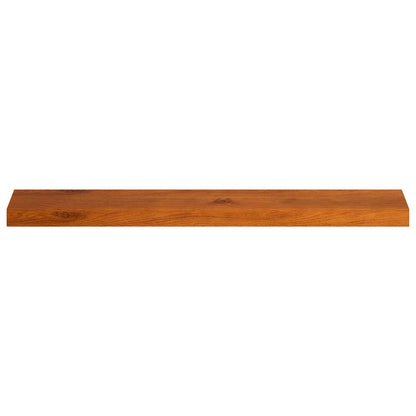 vidaXL Window Sills 2 pcs Brown 100 x 15 x 2 cm Solid Oak Wood