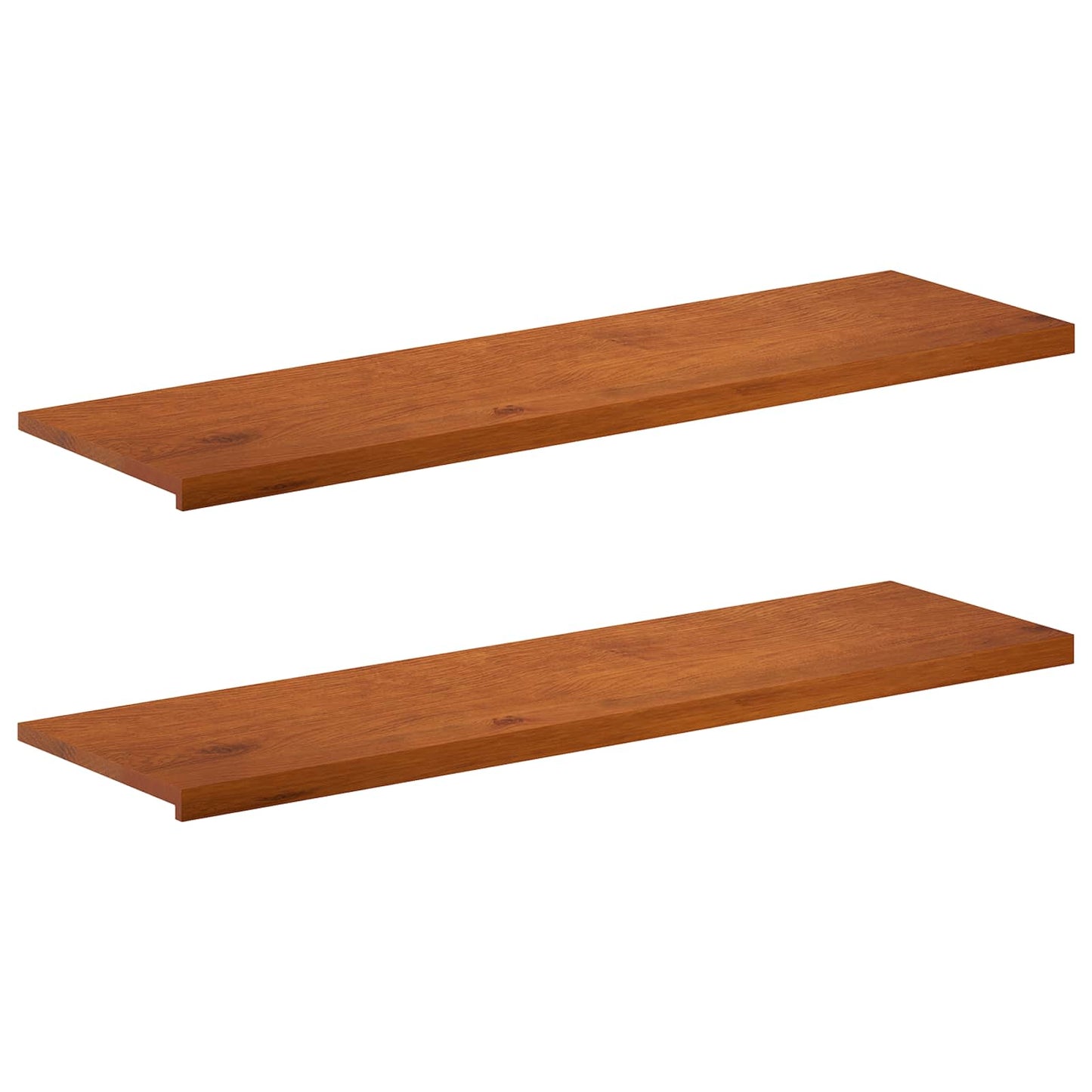 vidaXL Window Sills 2 pcs Brown 140 x 40 x 2 cm Solid Oak Wood