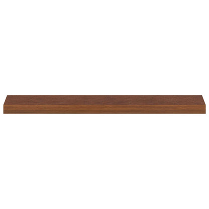 vidaXL Window Sills 2 pcs Dark Brown 100 x 15 x 2 cm Solid Oak Wood