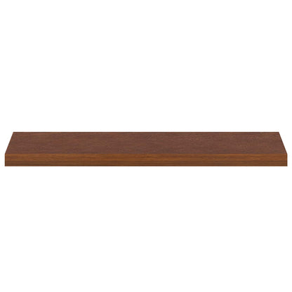 vidaXL Window Sills 2 pcs Dark Brown 100 x 25 x 2 cm Solid Oak Wood