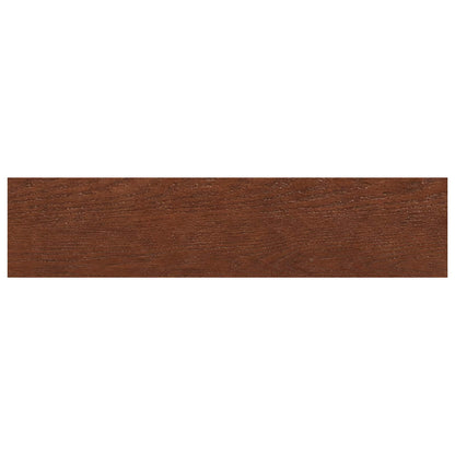 vidaXL Window Sills 2 pcs Dark Brown 120 x 25 x 2 cm Solid Oak Wood