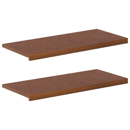 vidaXL Window Sills 2 pcs Dark Brown 90 x 40 x 2 cm Solid Oak Wood