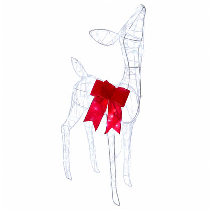 vidaXL Christmas LED Reindeer Family 700 LEDs Cold White