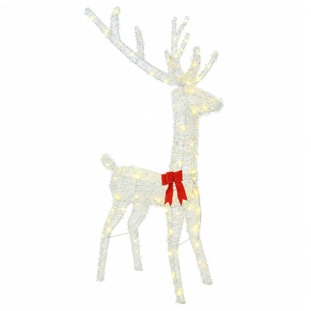 vidaXL Christmas LED Reindeer Family 300 LEDs Warm White