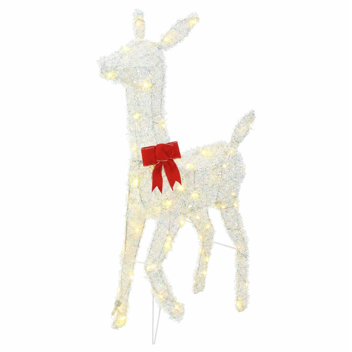 vidaXL Christmas LED Reindeer Family 300 LEDs Warm White