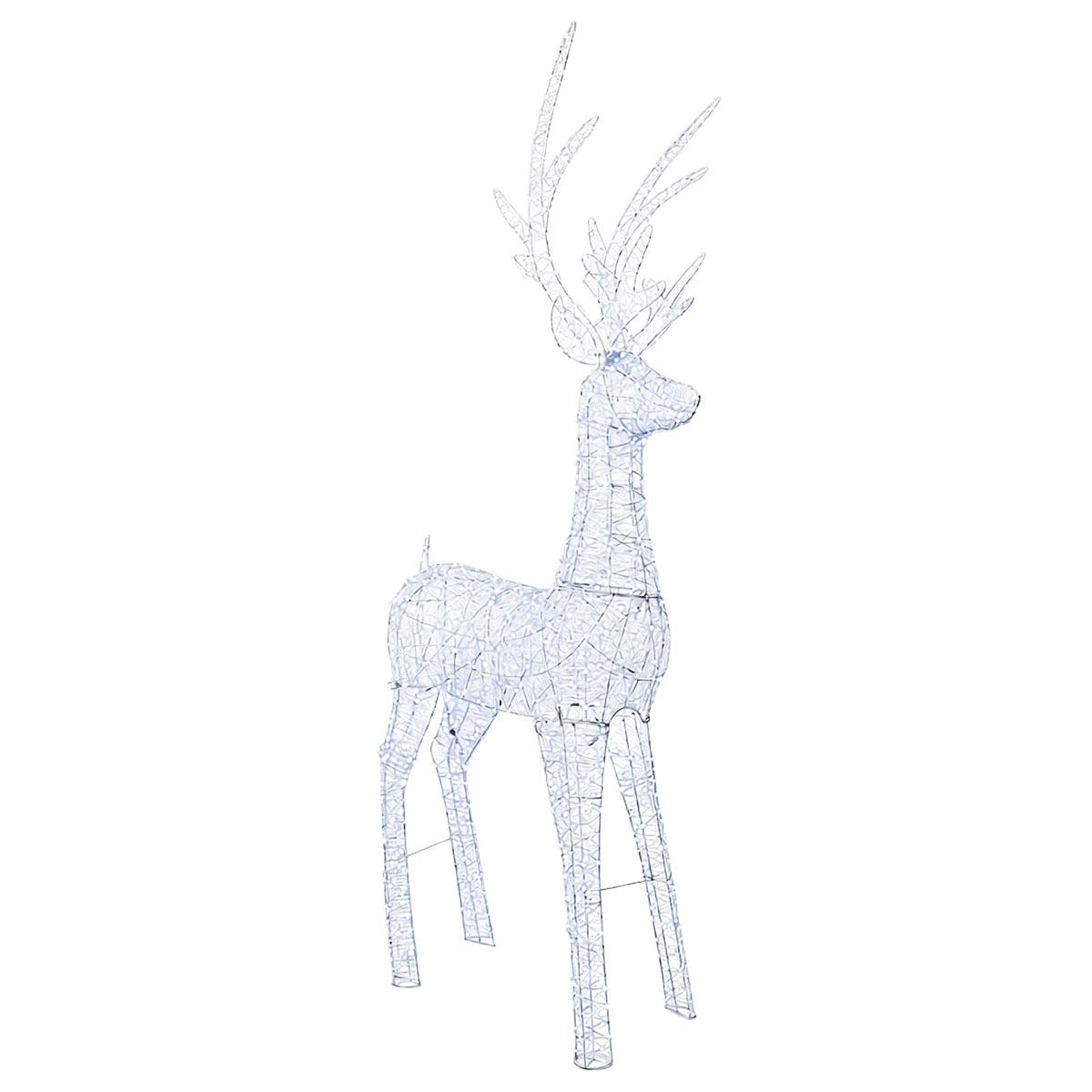 vidaXL Christmas LED Reindeer Motif Light 1000 LEDs Cold White