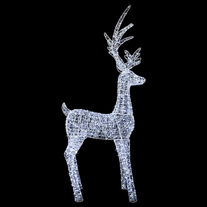 vidaXL Christmas LED Reindeer Motif Light 1000 LEDs Cold White
