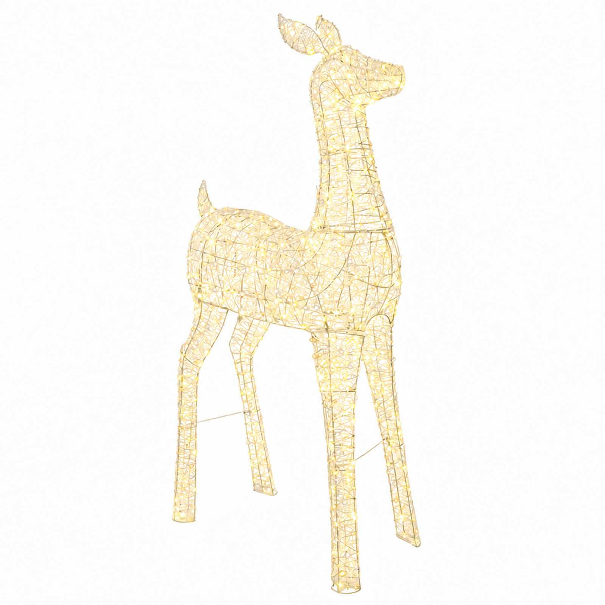 vidaXL Christmas LED Reindeer Motif Light LOVIISA 900 LEDs Warm White