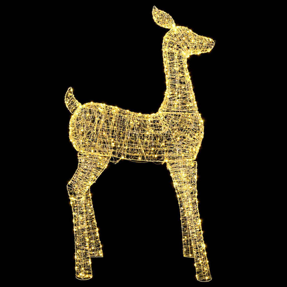 vidaXL Christmas LED Reindeer Motif Light LOVIISA 900 LEDs Warm White