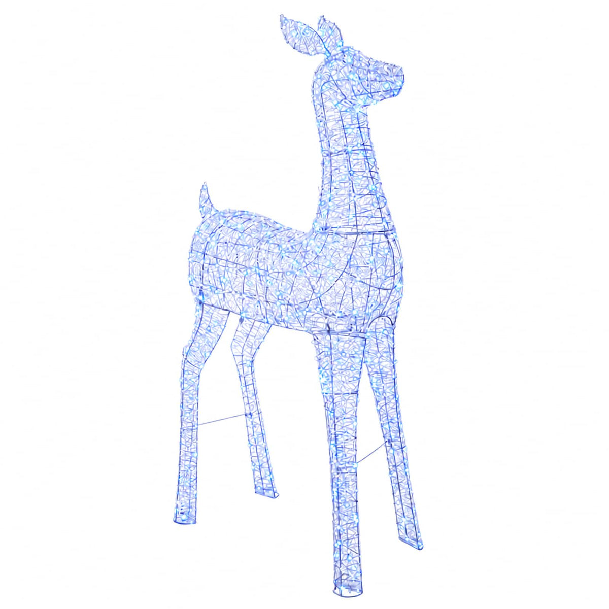 vidaXL Christmas LED Reindeer Motif Light LOVIISA 900 LEDs Blue