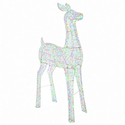 vidaXL Christmas LED Reindeer Motif Light LOVIISA 900 LEDs Multicolour