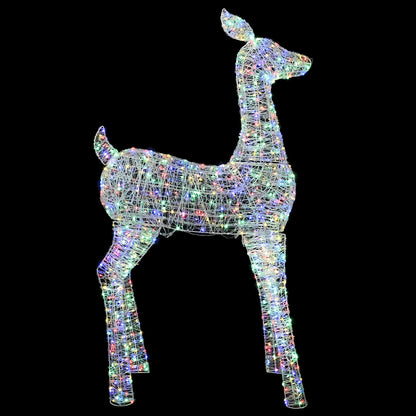 vidaXL Christmas LED Reindeer Motif Light LOVIISA 900 LEDs Multicolour
