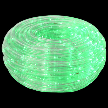 vidaXL Christmas LED Rope Light 2400 LEDs Green 100 m