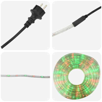 vidaXL Christmas LED Rope Light 1200 LEDs Red 50 m
