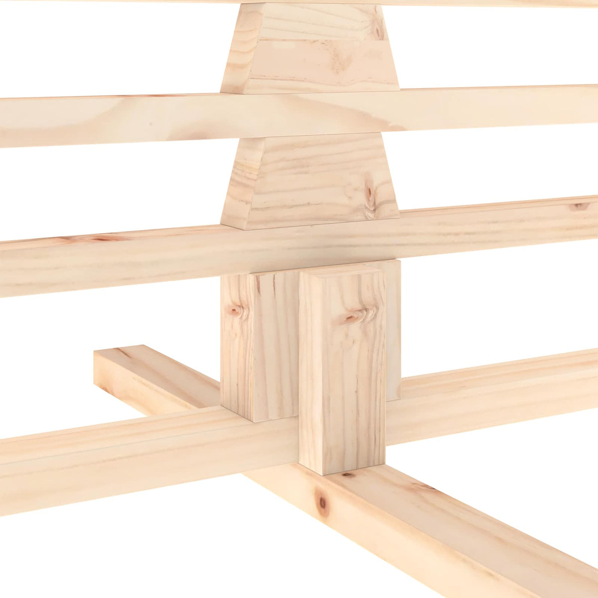 vidaXL Wooden Christmas Tree KOTKA 240 cm Solid Pine Wood Natural