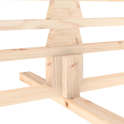 vidaXL Wooden Christmas Tree KOTKA 240 cm Solid Pine Wood Natural