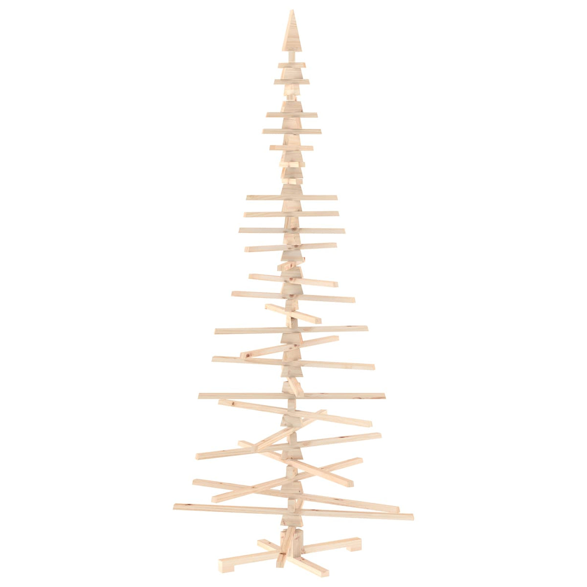 vidaXL Wooden Christmas Tree KOTKA 240 cm Solid Pine Wood Natural