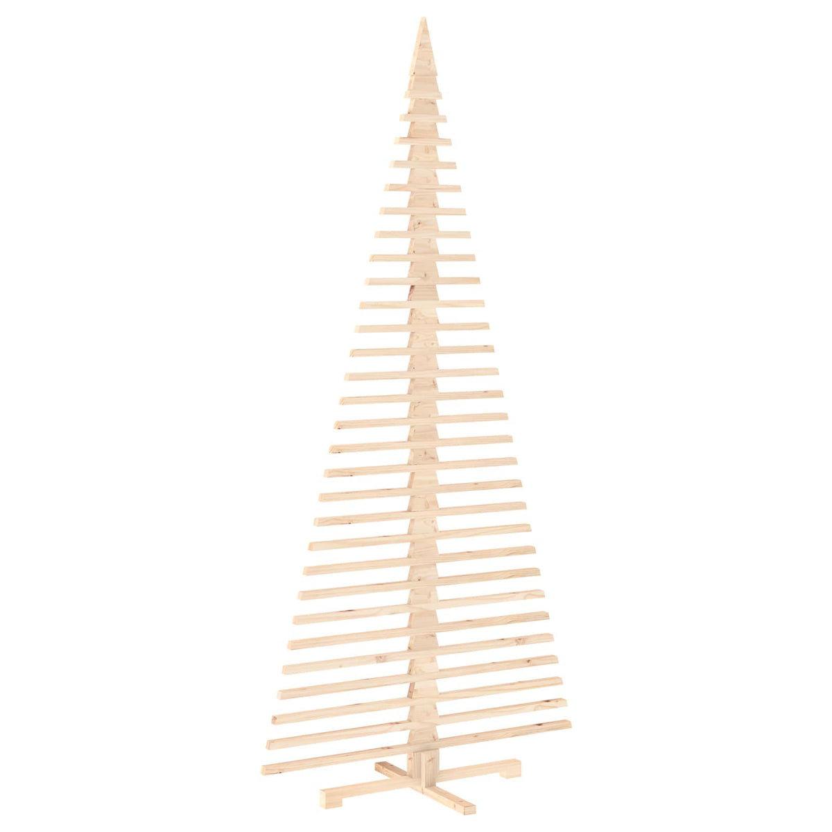 vidaXL Wooden Christmas Tree KOTKA 240 cm Solid Pine Wood Natural
