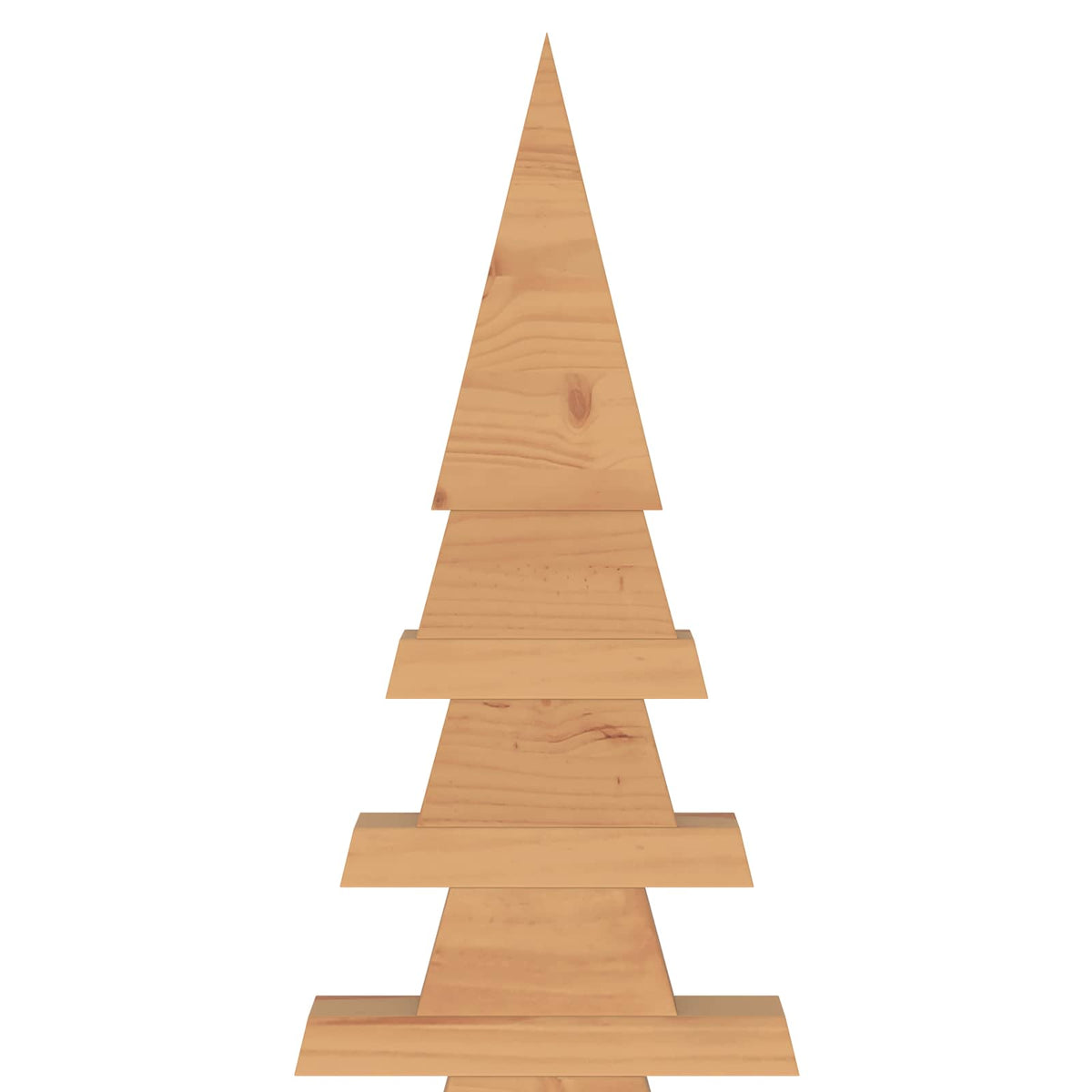 vidaXL Wooden Christmas Tree KOTKA 240 cm Solid Pine Wood Brown Finish