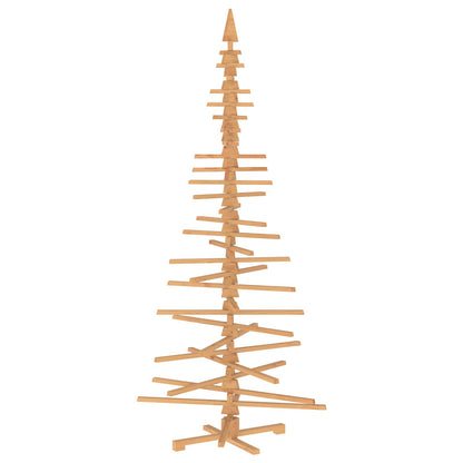 vidaXL Wooden Christmas Tree KOTKA 240 cm Solid Pine Wood Brown Finish