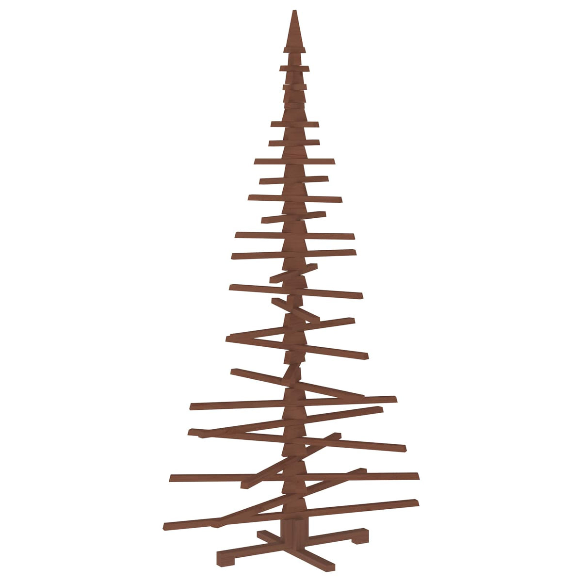 vidaXL Wooden Christmas Tree KOTKA 210 cm Solid Pine Wood