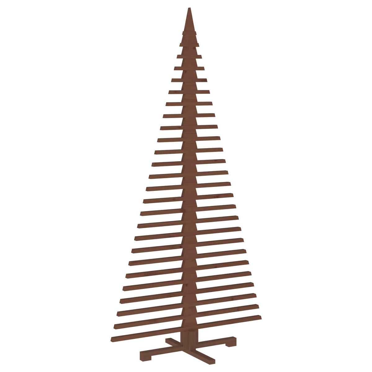 vidaXL Wooden Christmas Tree KOTKA 210 cm Solid Pine Wood