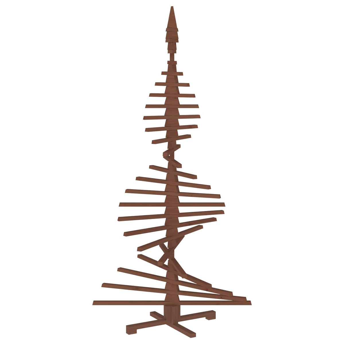 vidaXL Wooden Christmas Tree KOTKA 210 cm Solid Pine Wood