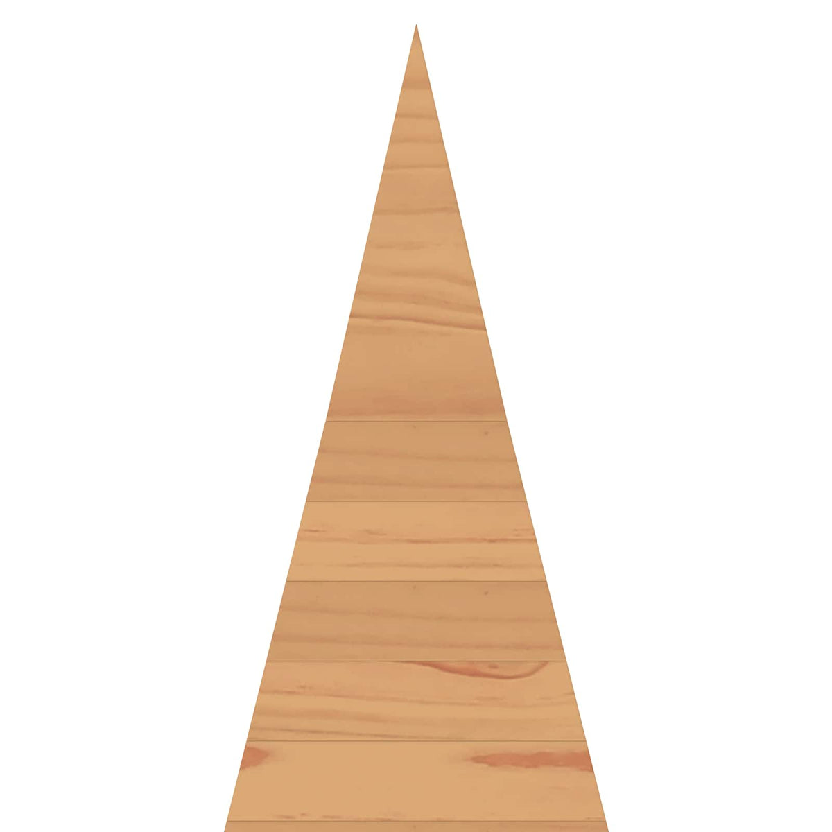 vidaXL Wooden Christmas Tree KOTKA 240 cm Solid Pine Wood Brown Finish