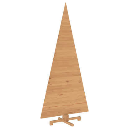 vidaXL Wooden Christmas Tree KOTKA 240 cm Solid Pine Wood Brown Finish